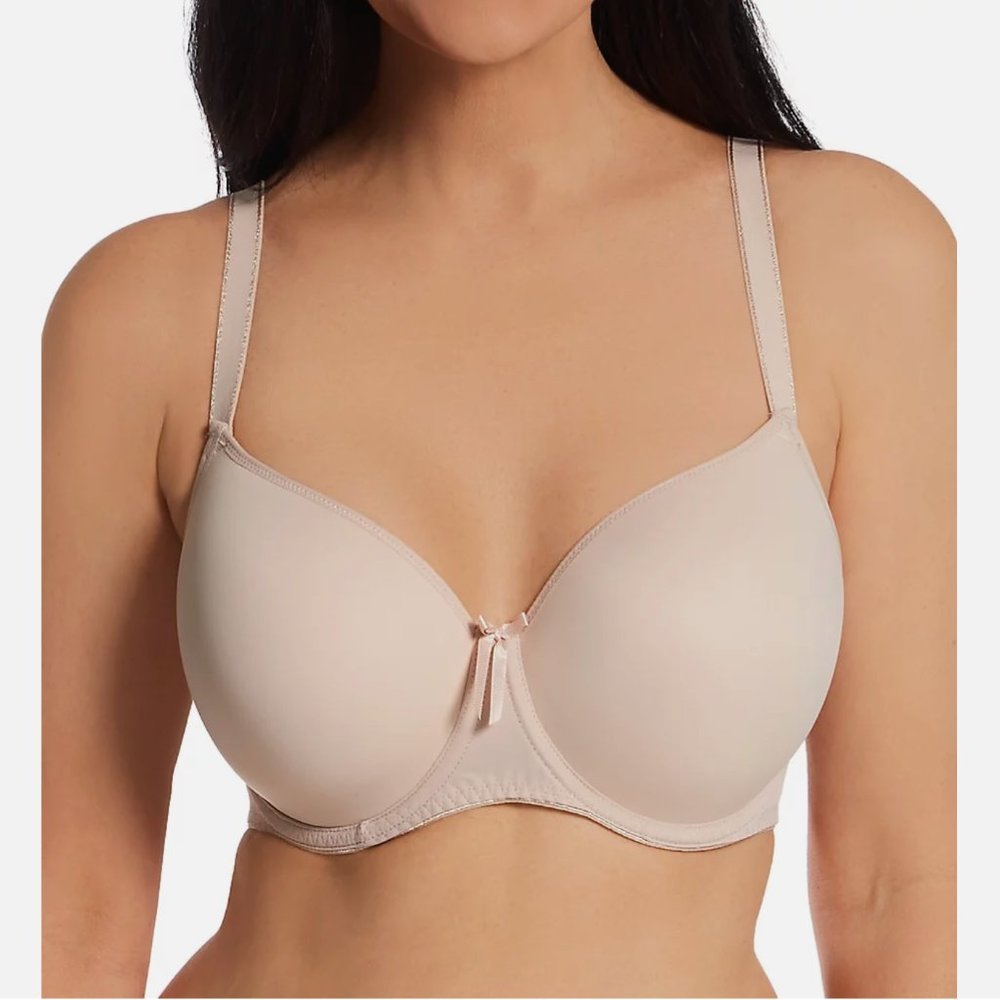 NWT $65 Freya [ 30K US ] Fancies Underwire Balcony Molded‎ Bra in Nude